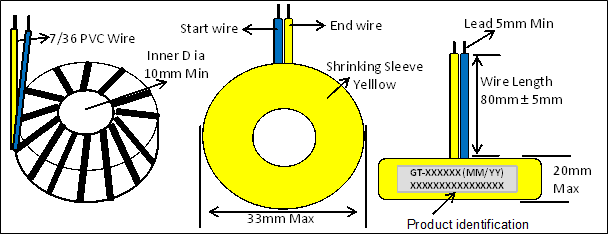 Current-Transformers Fly Lead CT