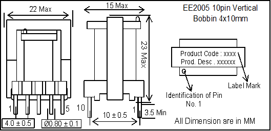 SMPS Transformers EE20