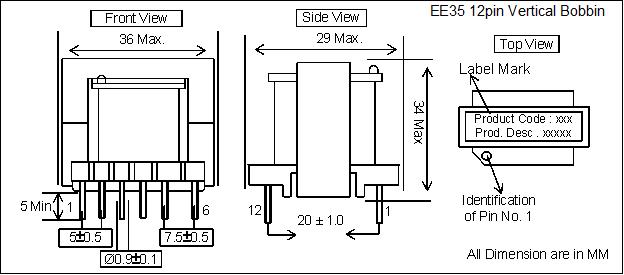 SMPS Transformers EE35