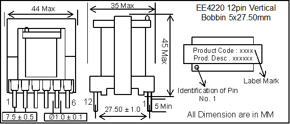 SMPS Transformers EE42