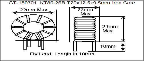 Torroidal Chokes Powder Iron Cores