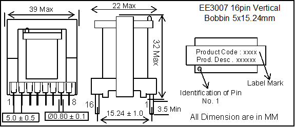 GSM Technology - SMPS Transformers EI & EE30